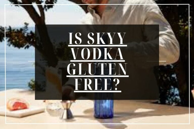Is Skyy Vodka Gluten Free?